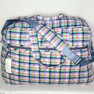 💰NWT! VERA BRADLEY ▪︎ GRAND TRAVELER BAG ▪︎ GINGHAM PLAID